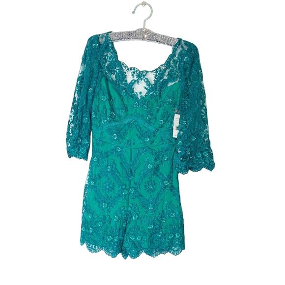 NWT Free People Songbird beaded romper embroidered - Picture 9 of 9